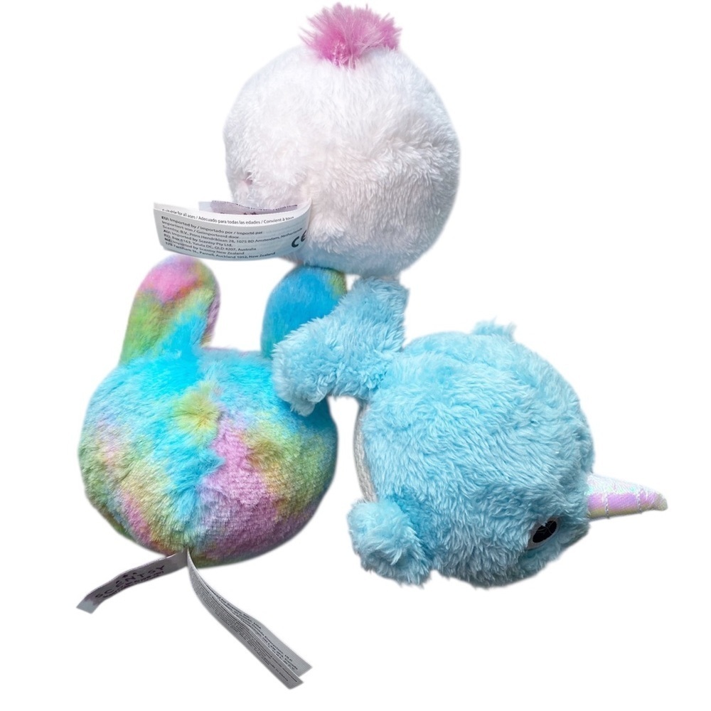 Scentsy Bitty Buddy Trio of Unicorn, Bunny, and Narwhal - Picture 2 of 7